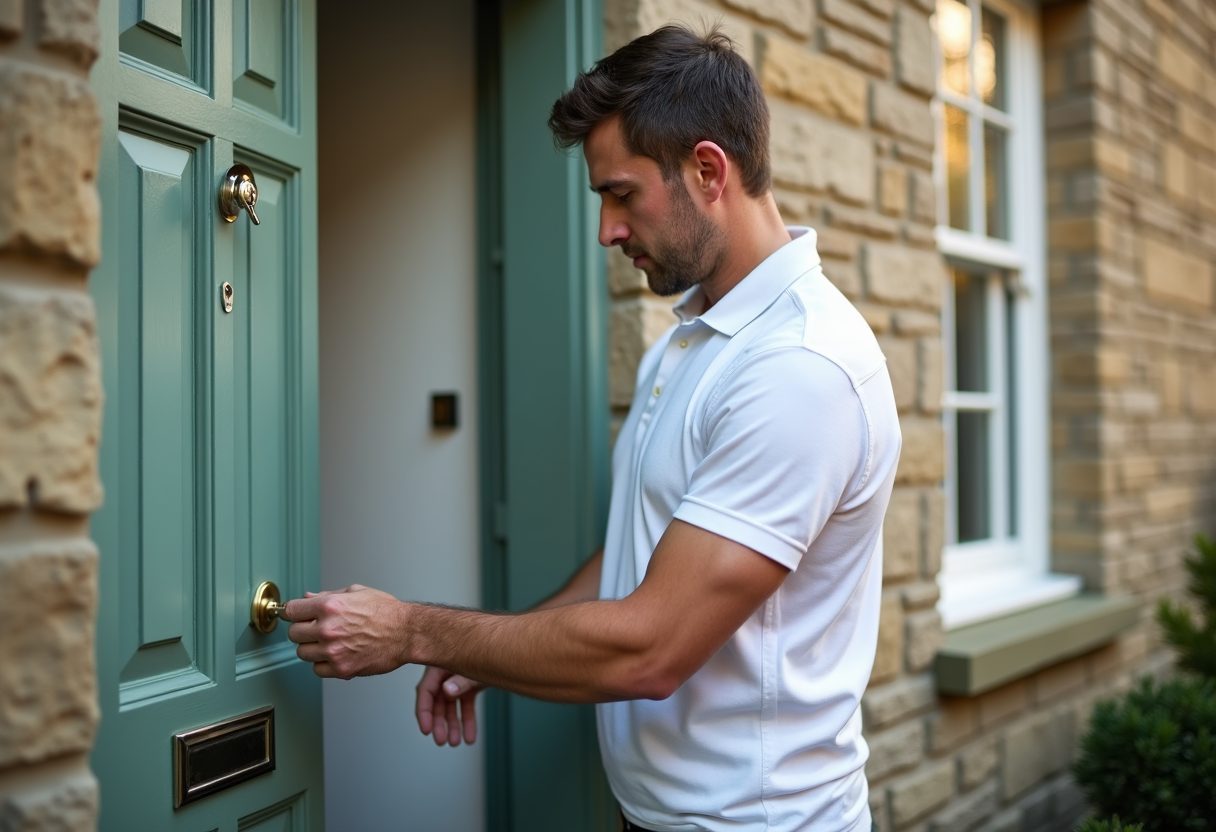 Engineer at the door — Verity Locksmith